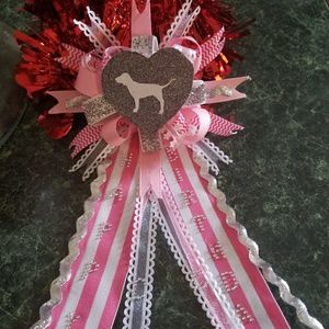 Victoria Secret Pink ribbon pin/corsage